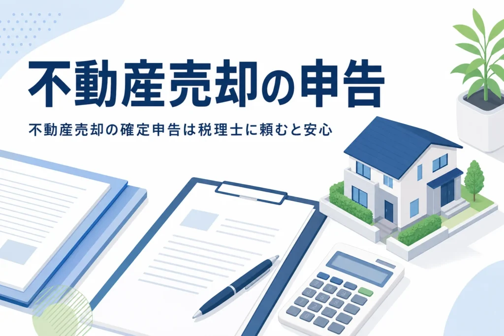 不動産売却の確定申告を税理士に頼む方法のアイキャッチ