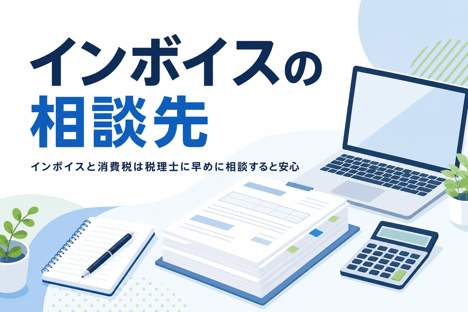 インボイス・消費税の相談ができる税理士の探し方のアイキャッチ
