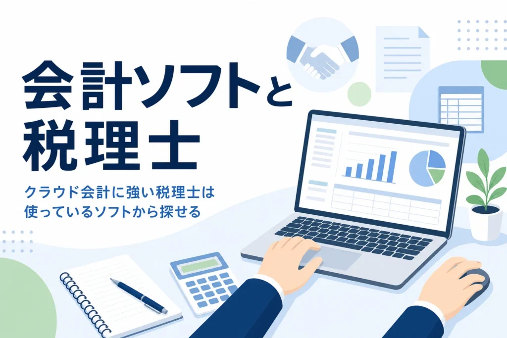 クラウド会計に強い税理士の探し方の記事のアイキャッチ